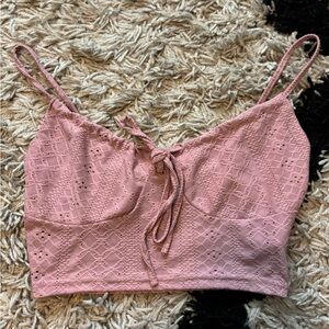 SHEIN Dusty Pink Lace Camisole